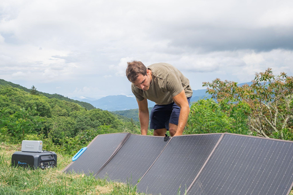 portable solar panels for outdoor events