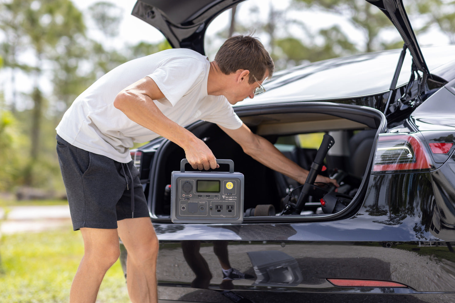 The BLUETTI Best Portable Power Station Used in a Car