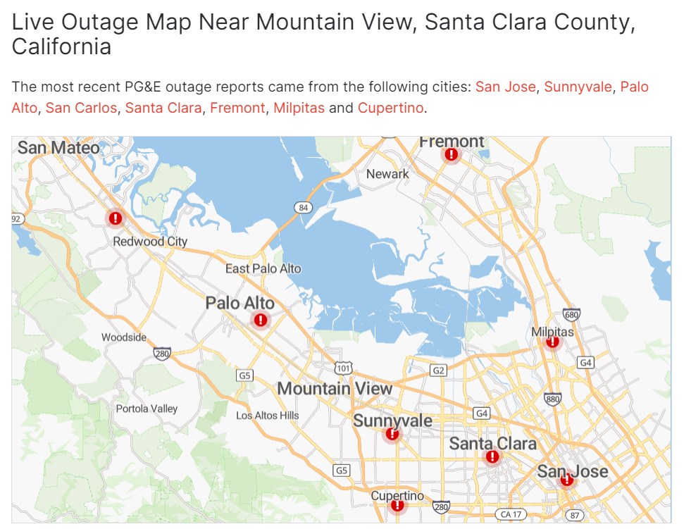 Power Outage in Mountain View: (Real-Time Updates)