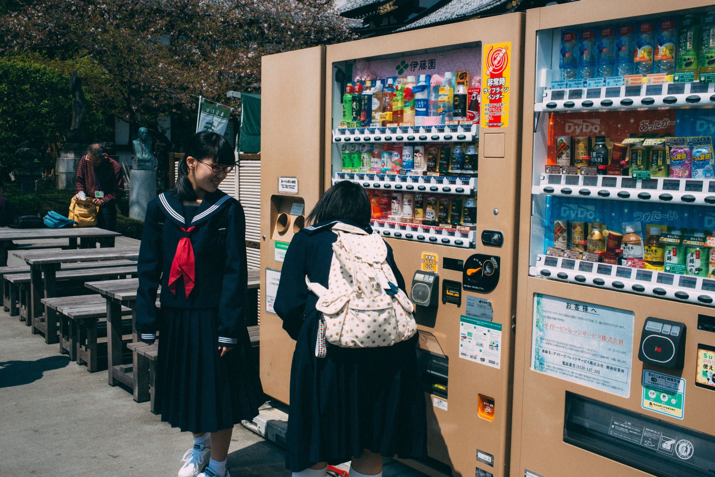 solar powered vending machine