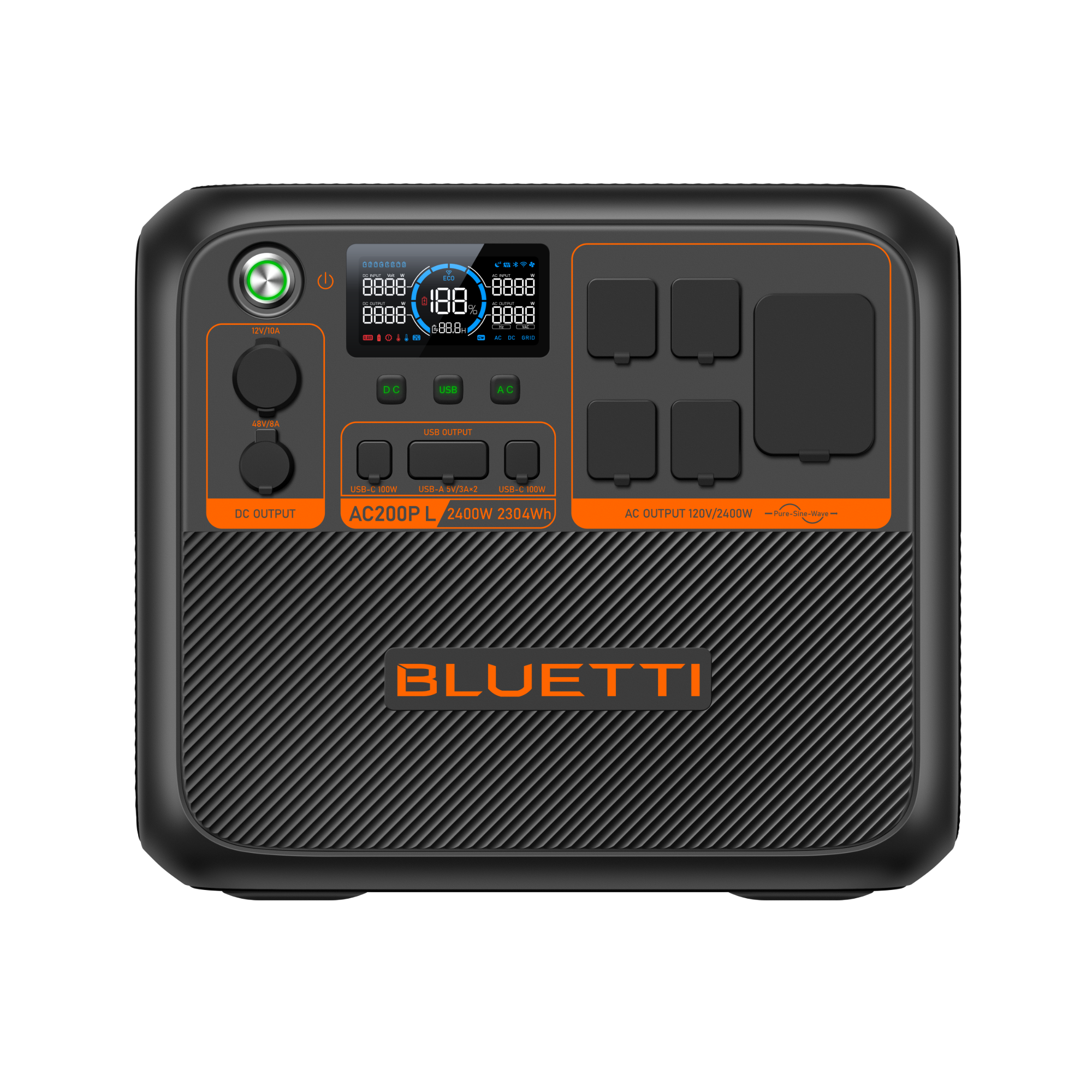 BLUETTI AC200L Portable Power Station | 2,400W 2,048Wh