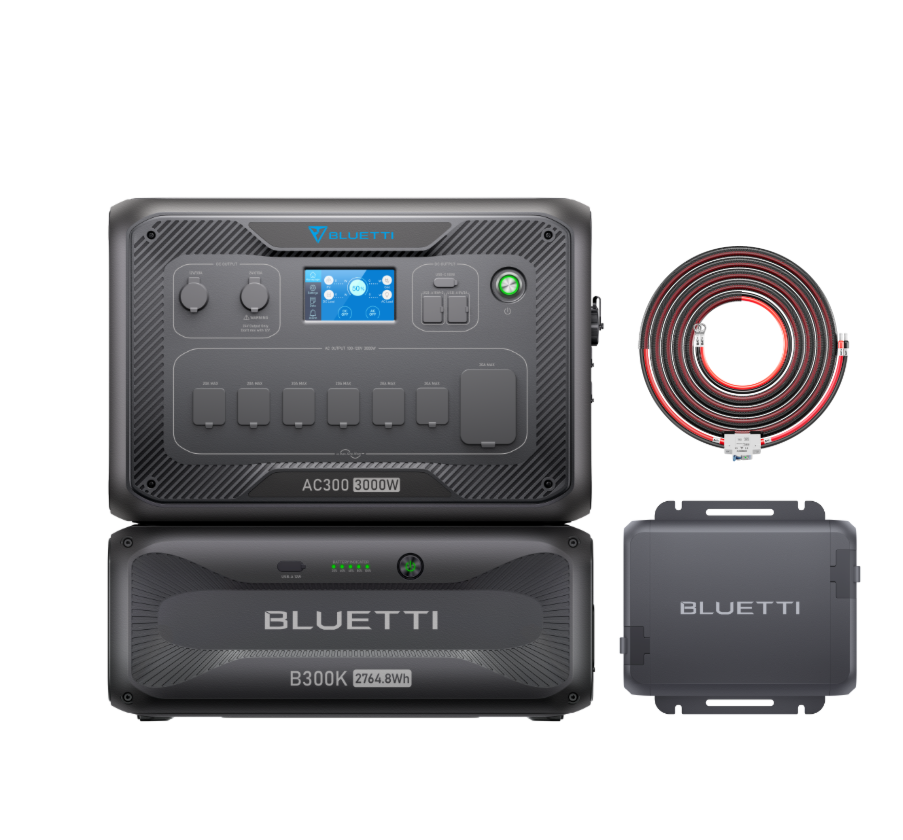 BLUETTI AC500+2*B300K (Free P090D-P150D Cable) | Home Battery Backup