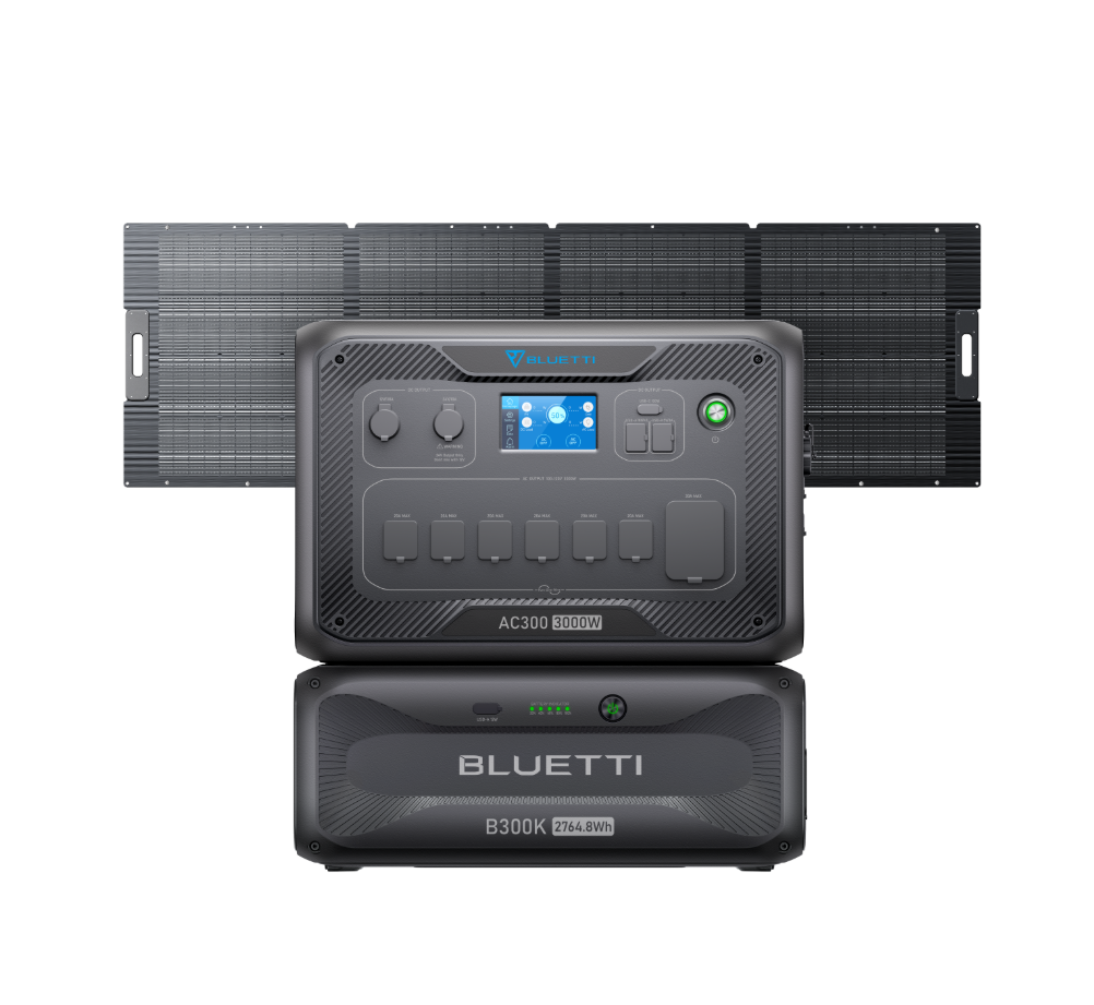 BLUETTI AC500+2*B300K (Free P090D-P150D Cable) | Home Battery Backup